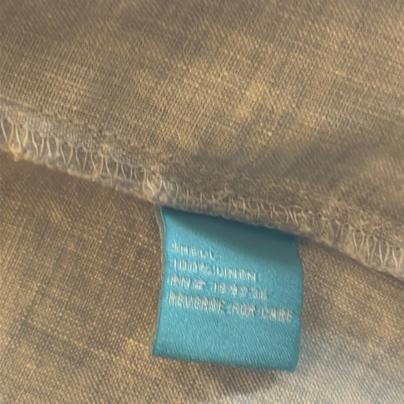 J. McLaughlin Womens Light Blue Fallon 100% Linen Popover Tunic Top Sz Small - Picture 11 of 12